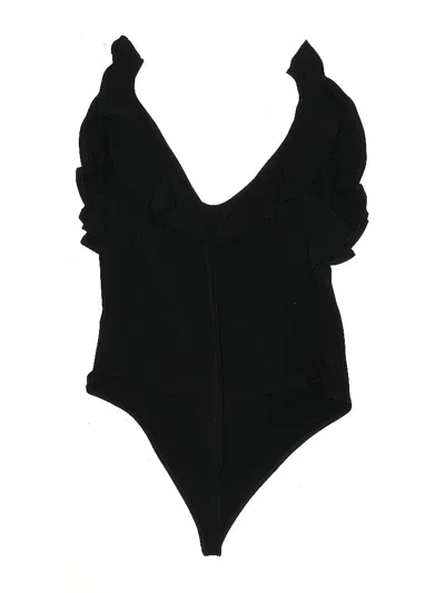 Pre-owned Leith Bodysuit In Black