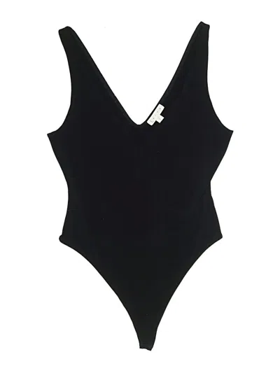 Pre-owned Leith Bodysuit In Black