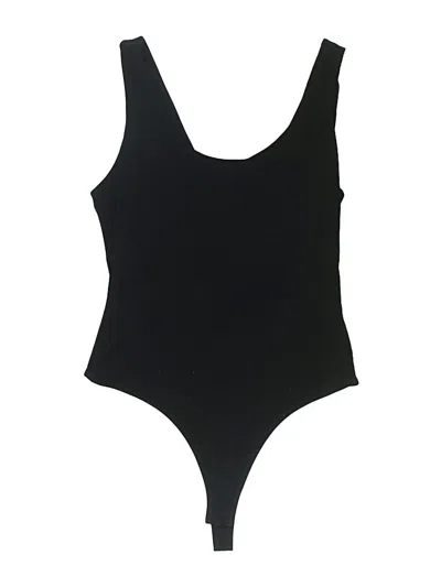 Pre-owned Leith Bodysuit In Black