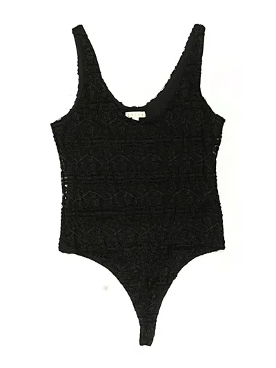 Pre-owned Leith Bodysuit In Black