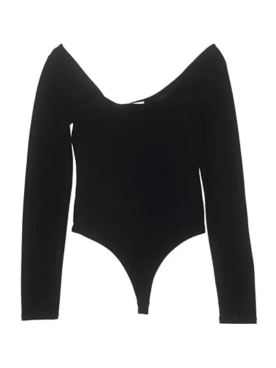Pre-owned Leith Bodysuit In Black
