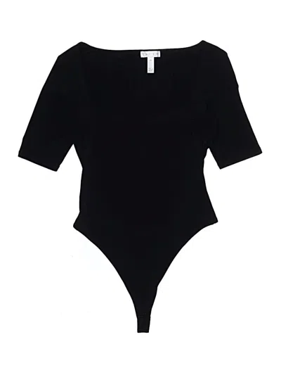 Pre-owned Leith Bodysuit In Black