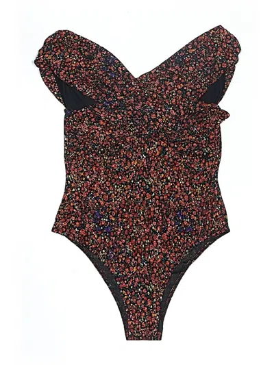 Pre-owned Leith Bodysuit In Black