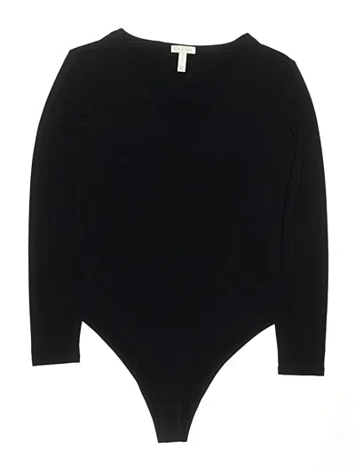 Pre-owned Leith Bodysuit In Black