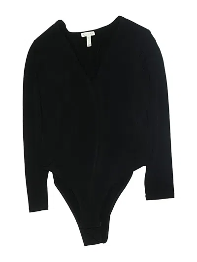 Pre-owned Leith Bodysuit In Black