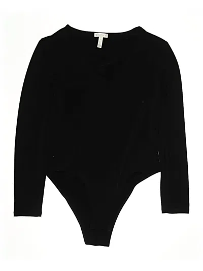 Pre-owned Leith Bodysuit In Black