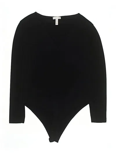 Pre-owned Leith Bodysuit In Black