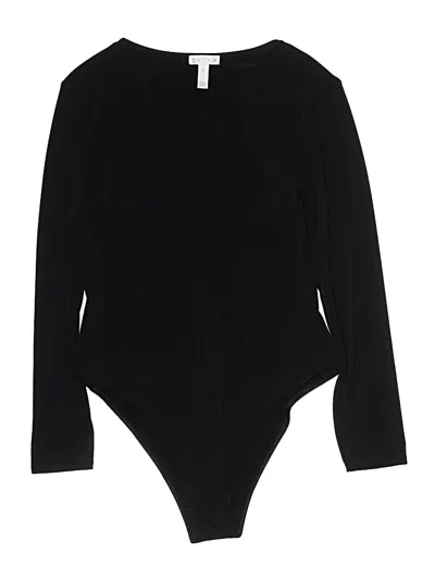 Pre-owned Leith Bodysuit In Black