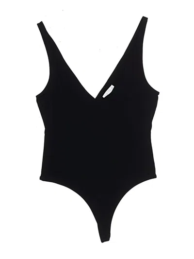 Pre-owned Leith Bodysuit In Black