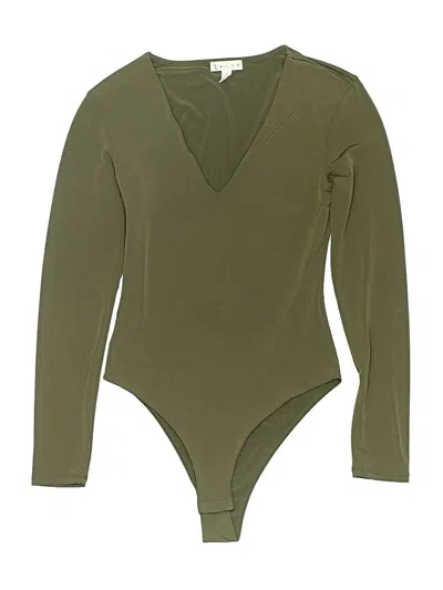 Pre-owned Leith Bodysuit In Green