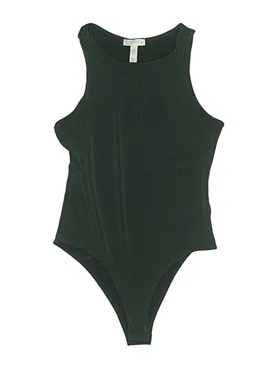 Pre-owned Leith Bodysuit In Green