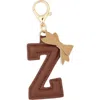 Leith Bow Initial Bag Charm In Multi