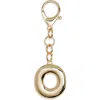 Leith Bubble Initial Bag Charm In Gold