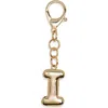 Leith Bubble Initial Bag Charm In Gold