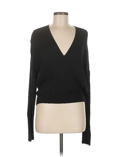 Pre-owned Leith Cardigan Sweater In Black