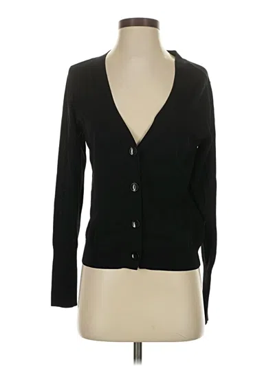 Pre-owned Leith Cardigan Sweater In Black