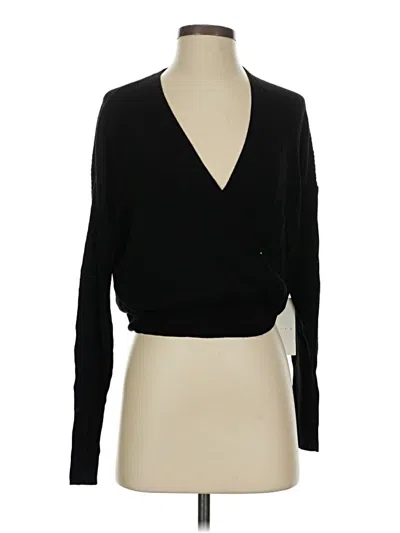 Pre-owned Leith Cardigan Sweater In Black