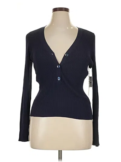 Leith Cardigan Sweater In Blue