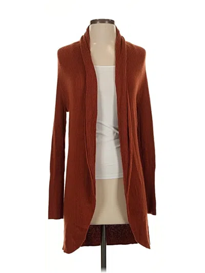 Pre-owned Leith Cardigan Sweater In Brown