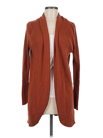 Pre-owned Leith Cardigan Sweater In Brown
