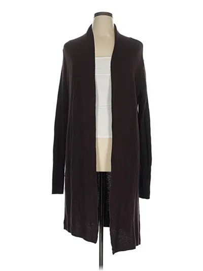 Pre-owned Leith Cardigan Sweater In Brown