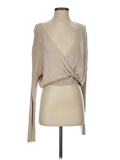 Pre-owned Leith Cardigan Sweater In Brown