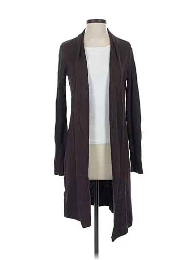 Pre-owned Leith Cardigan Sweater In Brown