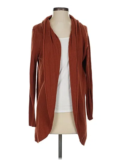 Pre-owned Leith Cardigan Sweater In Brown