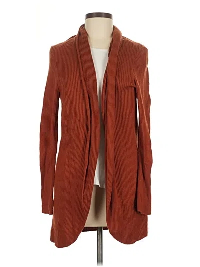 Pre-owned Leith Cardigan Sweater In Brown
