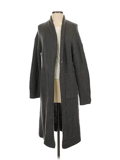 Pre-owned Leith Cardigan Sweater In Gray