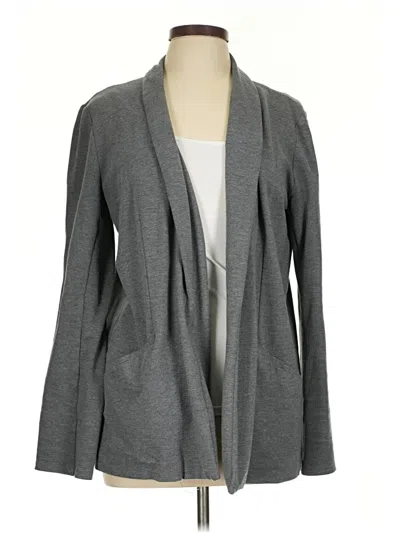 Pre-owned Leith Cardigan Sweater In Gray