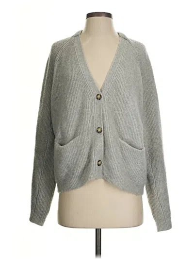 Pre-owned Leith Cardigan Sweater In Gray