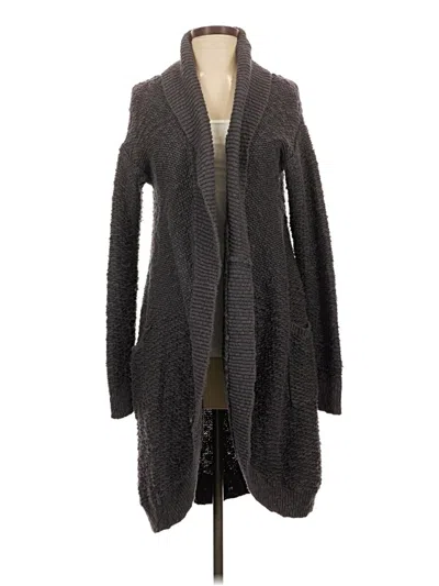 Pre-owned Leith Cardigan Sweater In Gray