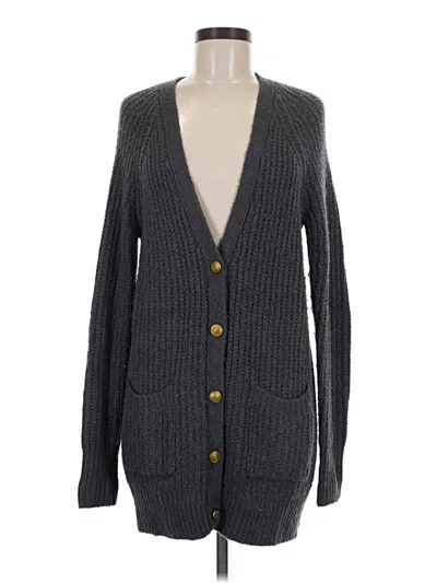 Pre-owned Leith Cardigan Sweater In Gray