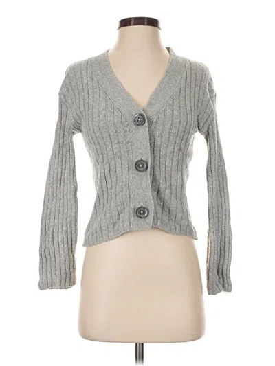 Pre-owned Leith Cardigan Sweater In Gray