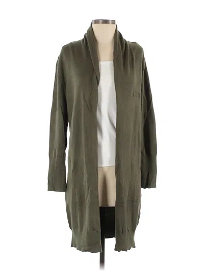 Pre-owned Leith Cardigan Sweater In Green