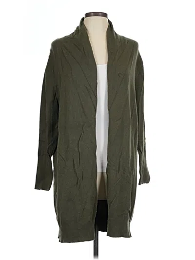 Pre-owned Leith Cardigan Sweater In Green