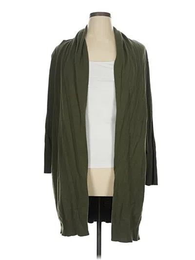 Pre-owned Leith Cardigan Sweater In Green