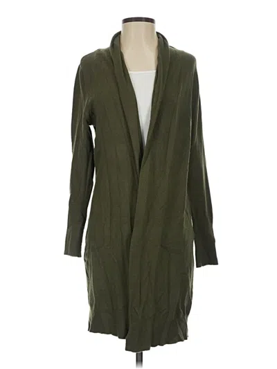 Pre-owned Leith Cardigan Sweater In Green