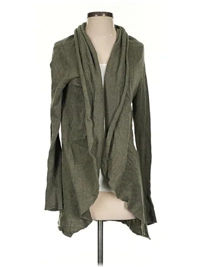 Pre-owned Leith Cardigan Sweater In Green