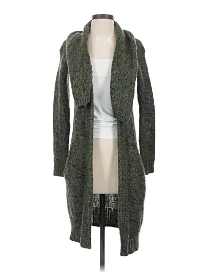 Pre-owned Leith Cardigan Sweater In Green