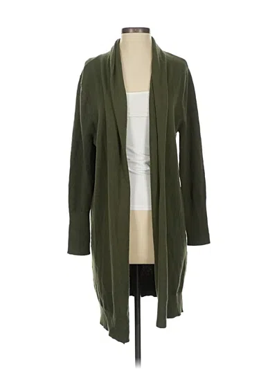 Pre-owned Leith Cardigan Sweater In Green