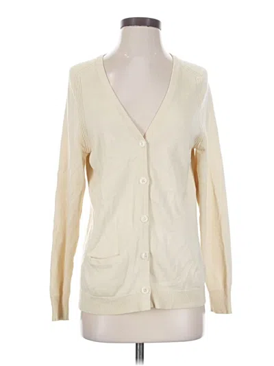 Pre-owned Leith Cardigan Sweater In Ivory