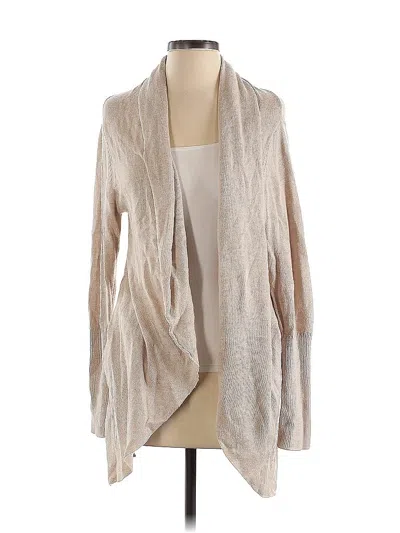 Pre-owned Leith Cardigan Sweater In Tan