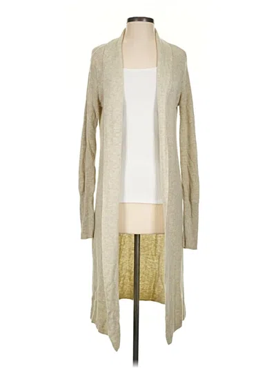 Pre-owned Leith Cardigan Sweater In Tan