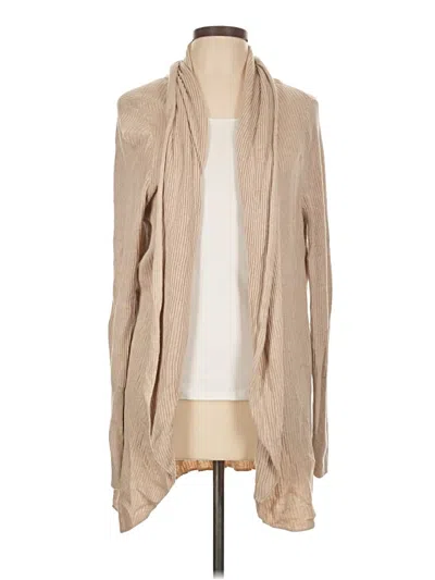 Pre-owned Leith Cardigan Sweater In Tan