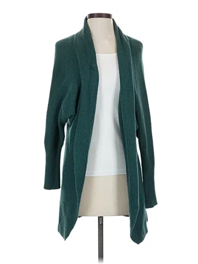 Pre-owned Leith Cardigan Sweater In Teal