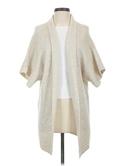 Pre-owned Leith Cardigan Sweater In White