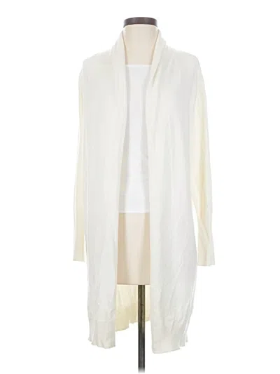 Pre-owned Leith Cardigan Sweater In White