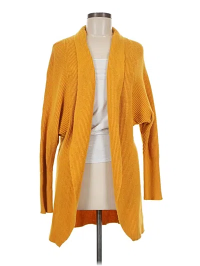 Pre-owned Leith Cardigan Sweater In Yellow